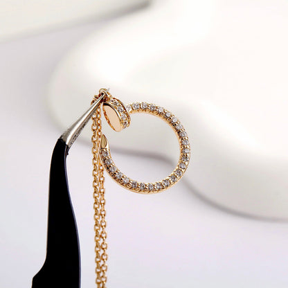 [sparkle Jewelery]JUSTE NECKLACE FULL DIAMOND