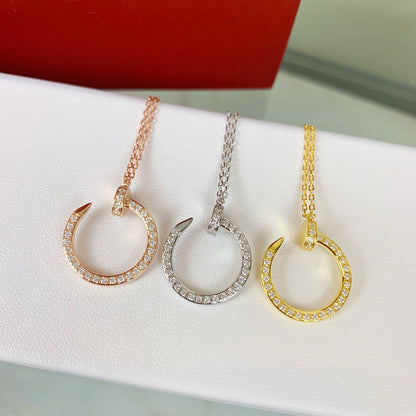 [sparkle Jewelery]JUSTE NECKLACE FULL DIAMOND