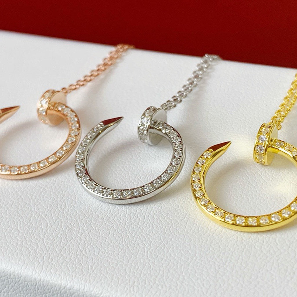[sparkle Jewelery]JUSTE NECKLACE FULL DIAMOND