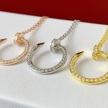 [sparkle Jewelery]JUSTE NECKLACE FULL DIAMOND