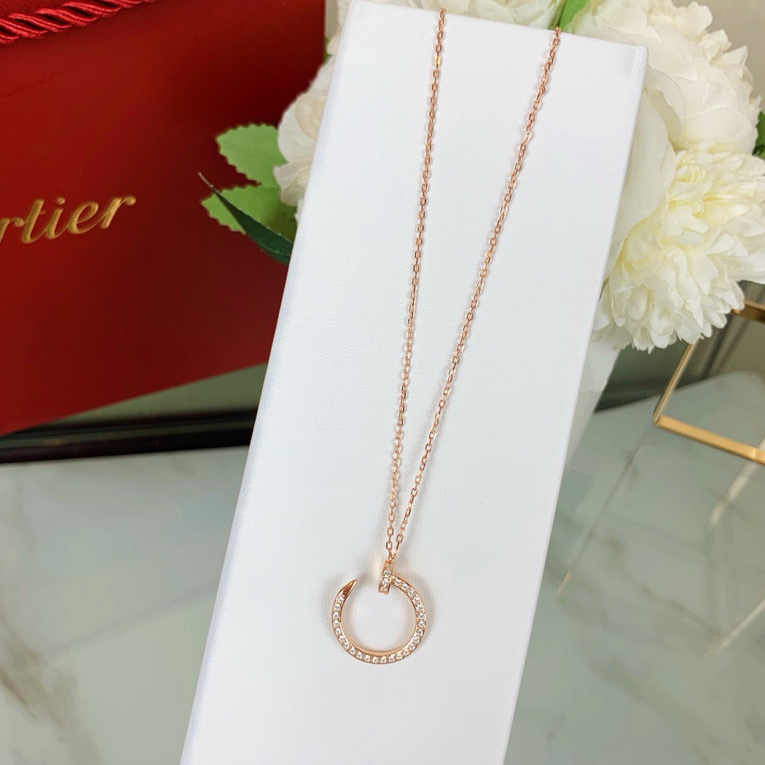 [sparkle Jewelery]JUSTE NECKLACE FULL DIAMOND