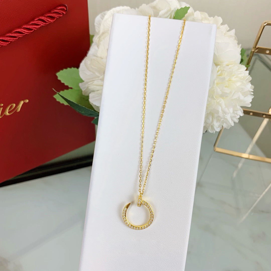 [sparkle Jewelery]JUSTE NECKLACE FULL DIAMOND