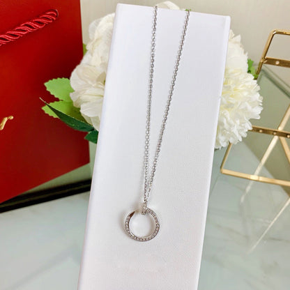 [sparkle Jewelery]JUSTE NECKLACE FULL DIAMOND
