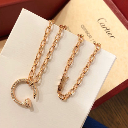 [sparkle] JUSTE NECKLACE FULL DIAMONDS