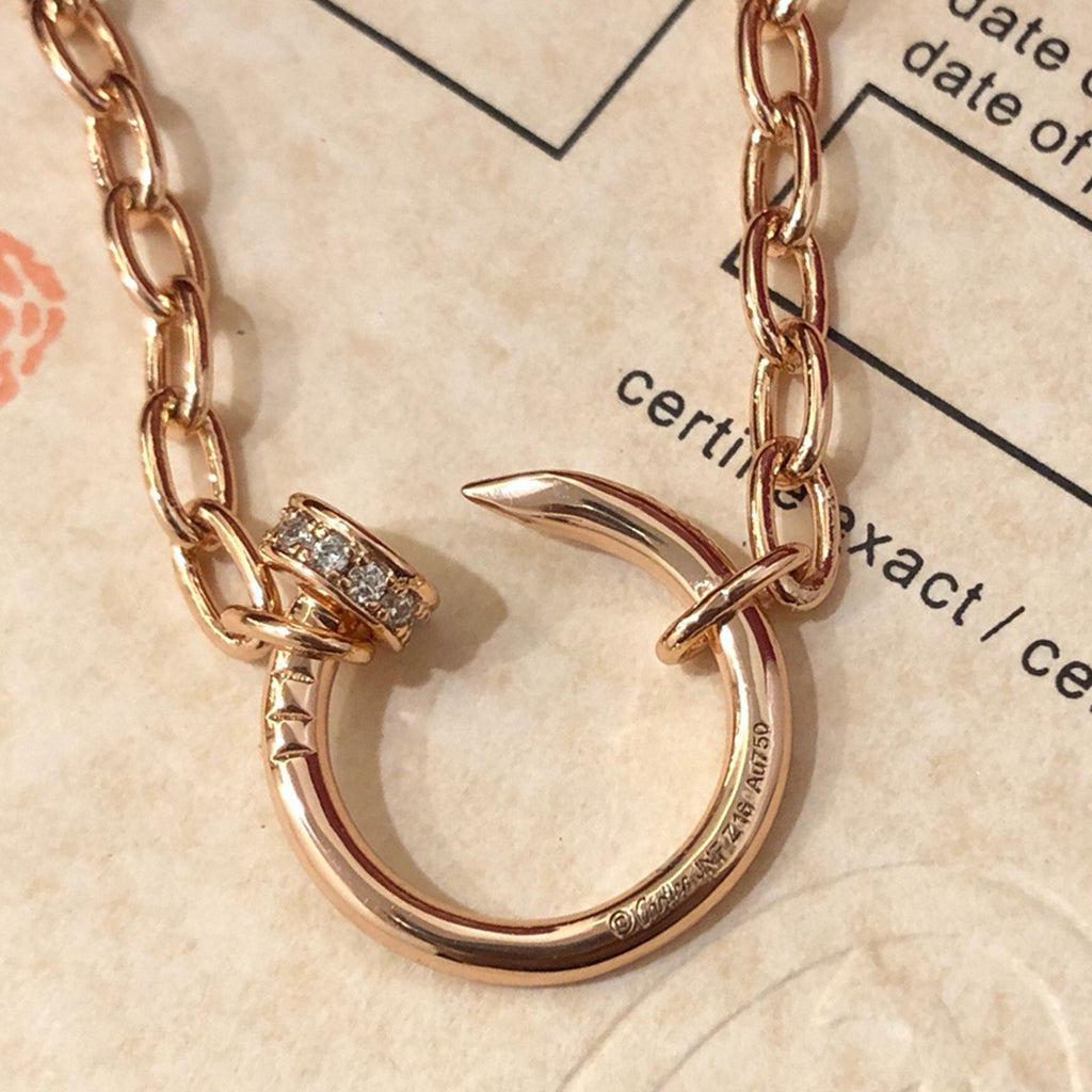 [sparkle] JUSTE NECKLACE FULL DIAMONDS