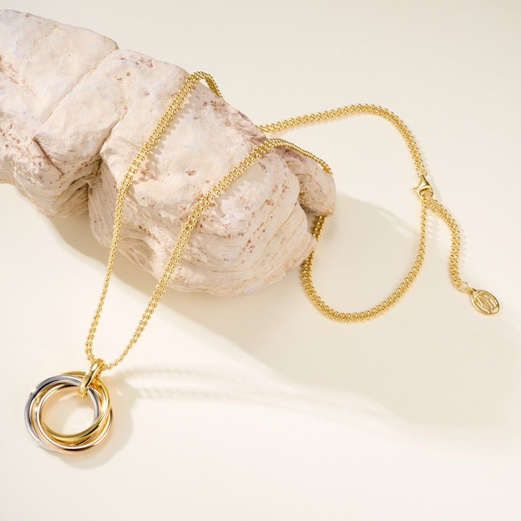 [sparkle Jewelery]TRINITY LARGE NECKLACE