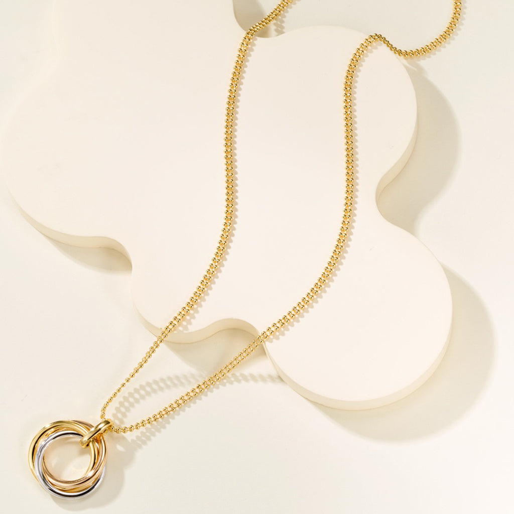 [sparkle Jewelery]TRINITY LARGE NECKLACE