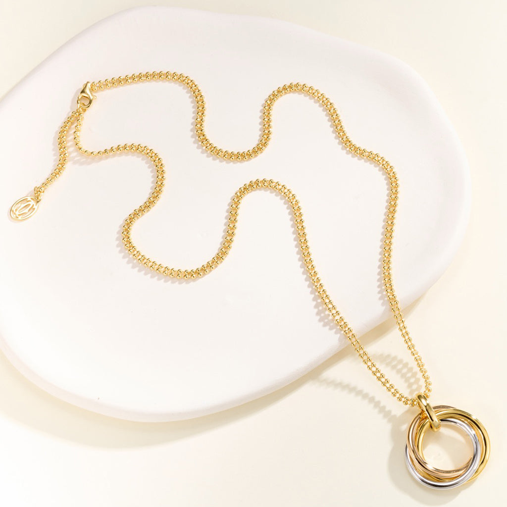 [sparkle Jewelery]TRINITY LARGE NECKLACE