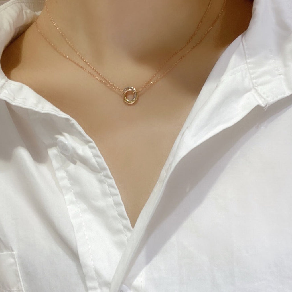[sparkle Jewelery]TRINITY MINI NECKLACE