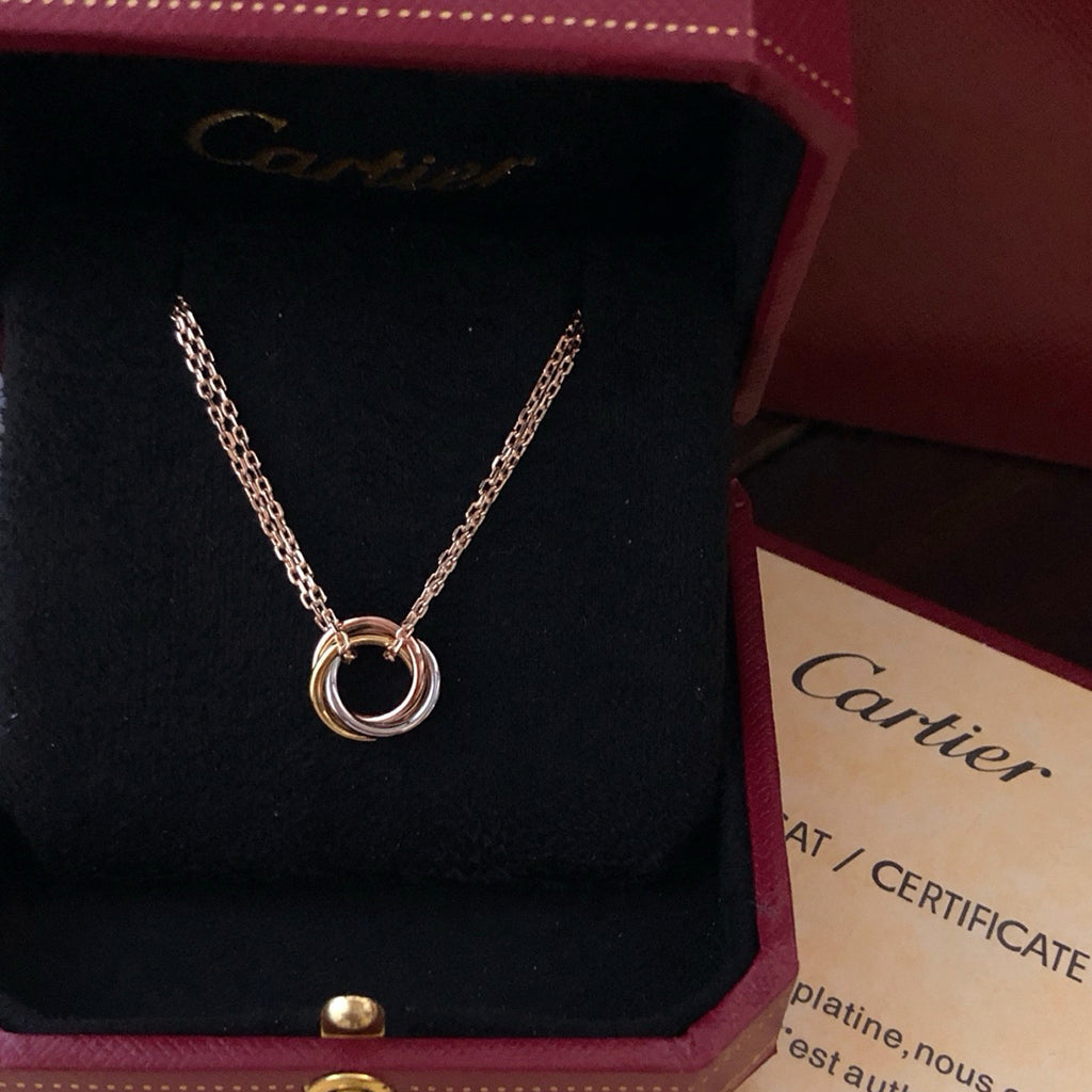 [sparkle Jewelery]TRINITY MINI NECKLACE