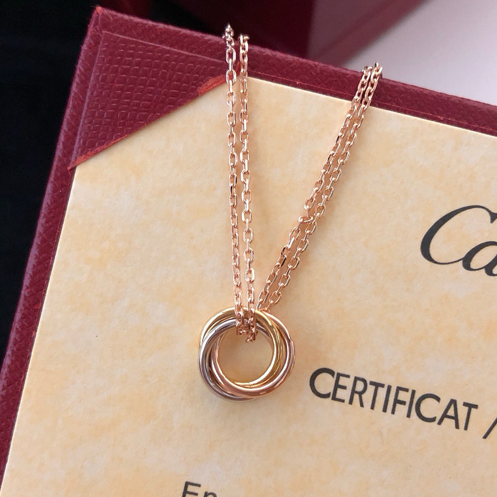 [sparkle Jewelery]TRINITY MINI NECKLACE
