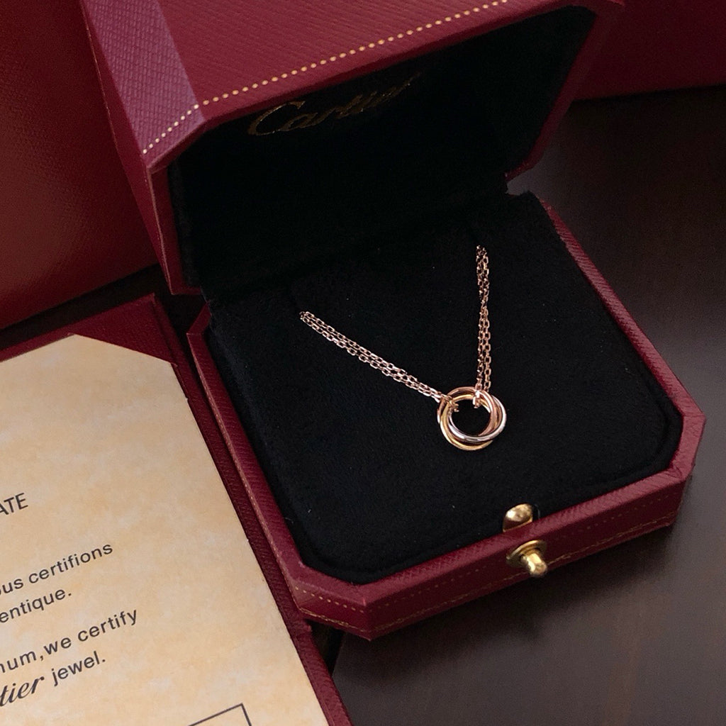 [sparkle Jewelery]TRINITY MINI NECKLACE
