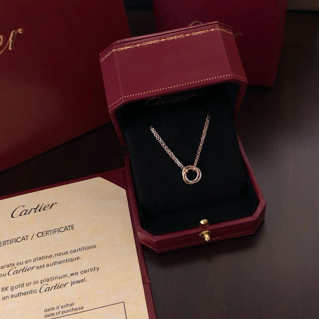 [sparkle Jewelery]TRINITY MINI NECKLACE
