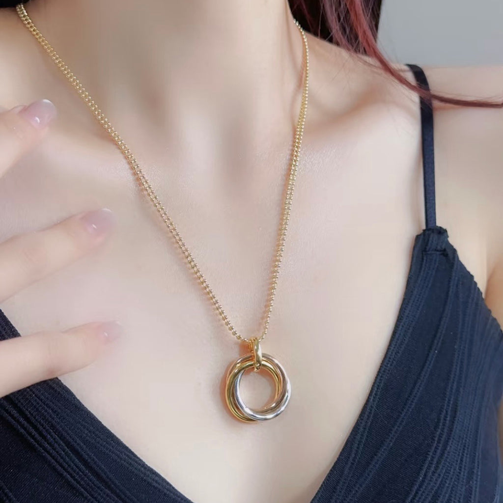[sparkle Jewelery]TRINITY LARGE NECKLACE