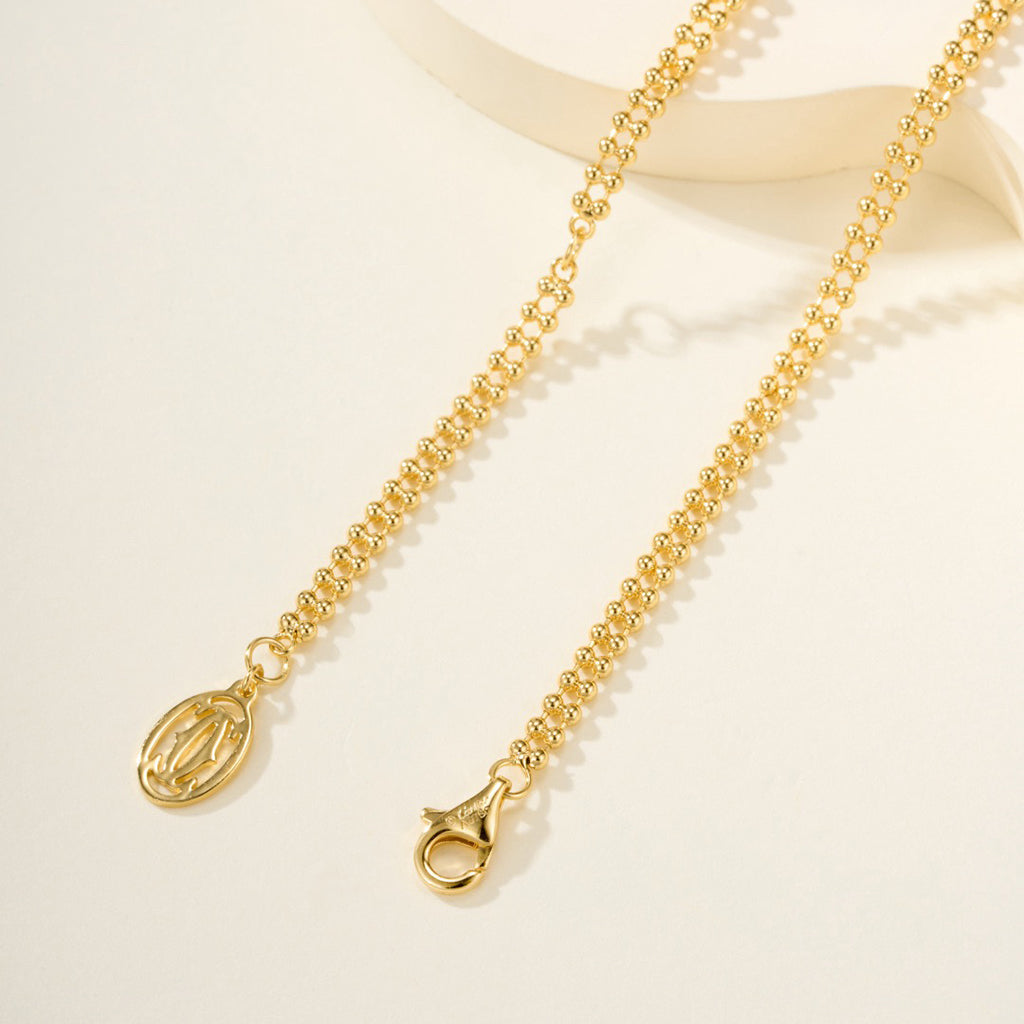 [sparkle Jewelery]TRINITY LARGE FULL DIAMOND  NECKLACE