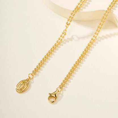 [sparkle Jewelery]TRINITY LARGE FULL DIAMOND  NECKLACE
