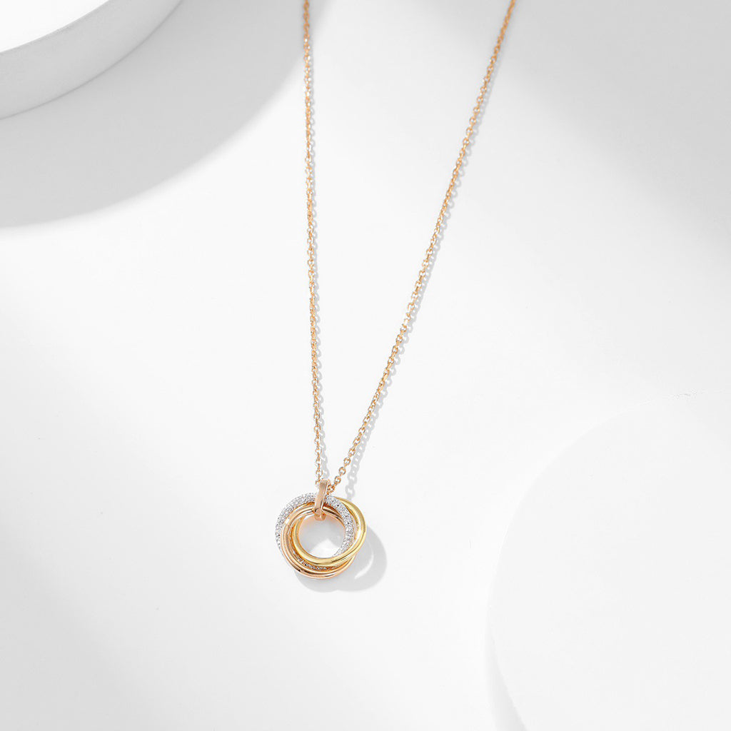 [sparkle Jewelery]TRINITY SMALL NECKLACE