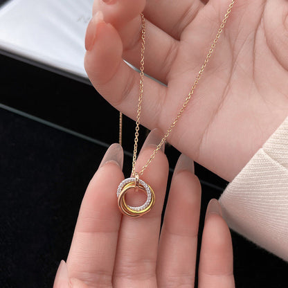 [sparkle Jewelery]TRINITY SMALL NECKLACE