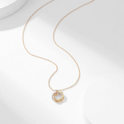 [sparkle Jewelery]TRINITY SMALL NECKLACE
