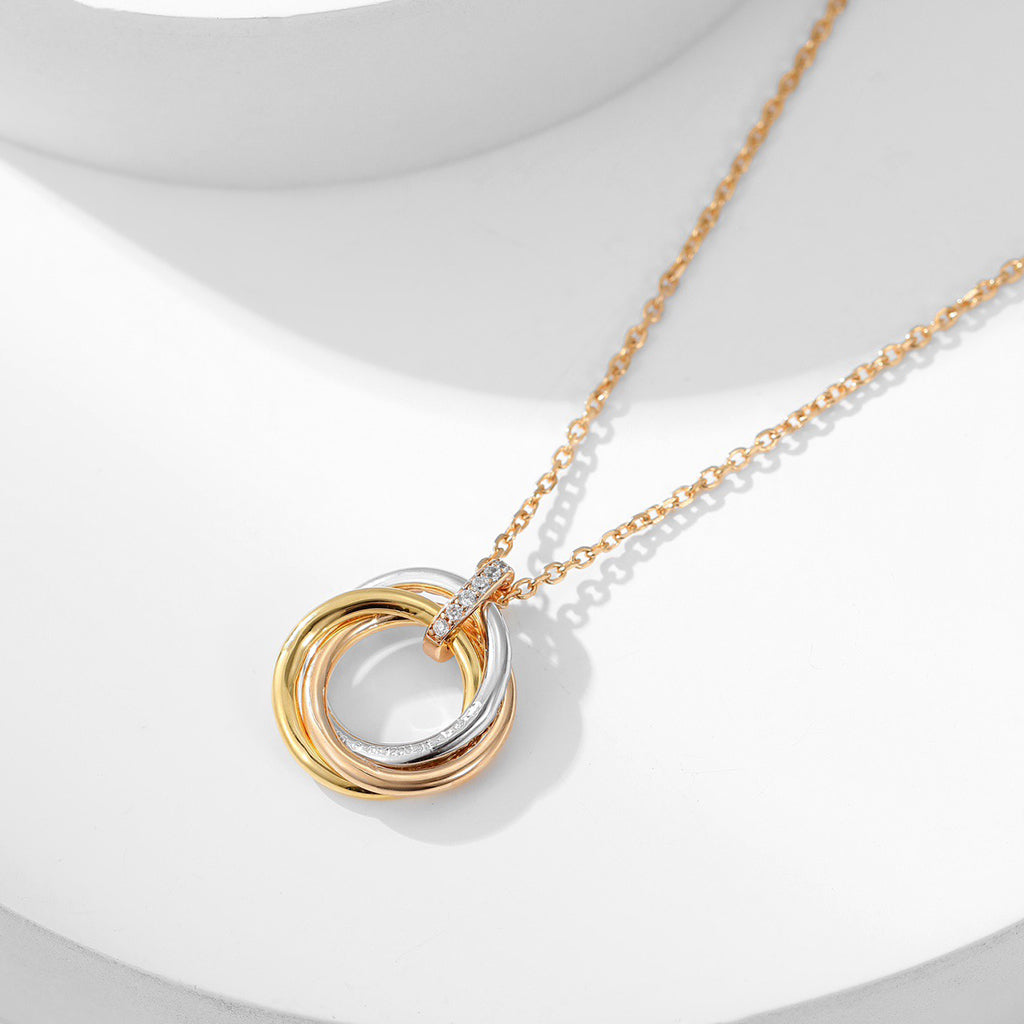 [sparkle Jewelery]TRINITY SMALL NECKLACE
