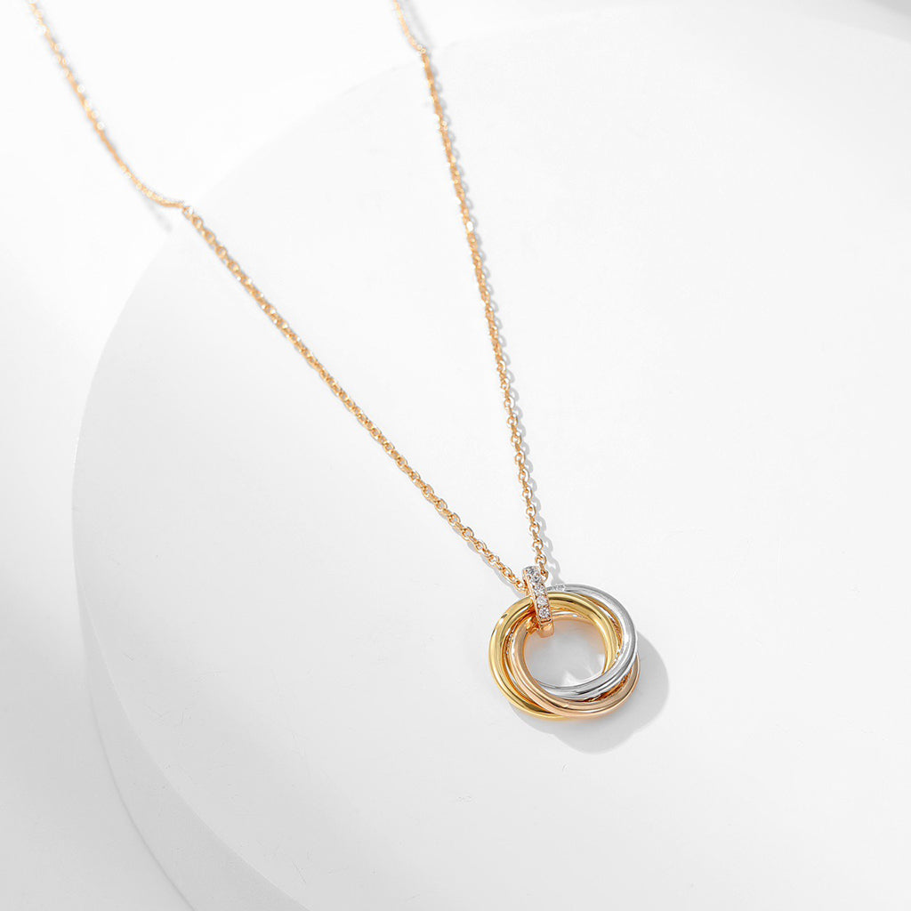 [sparkle Jewelery]TRINITY SMALL NECKLACE