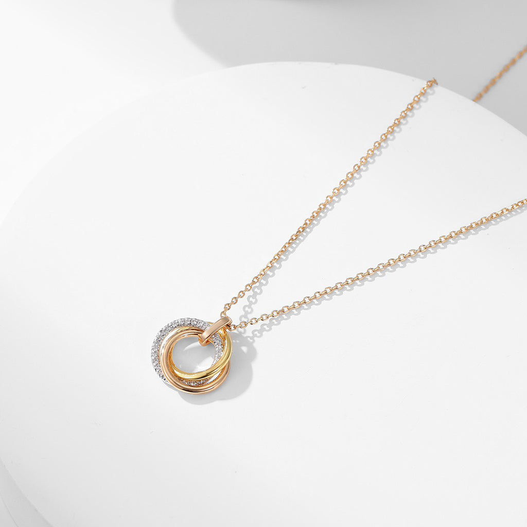 [sparkle Jewelery]TRINITY SMALL NECKLACE