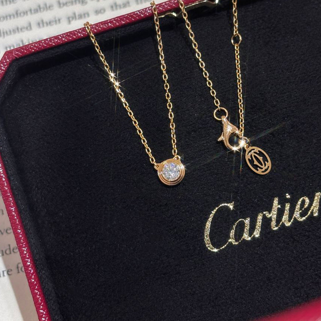 [sparkle Jewelery]DAMOUR DIAMOND NECKLACE