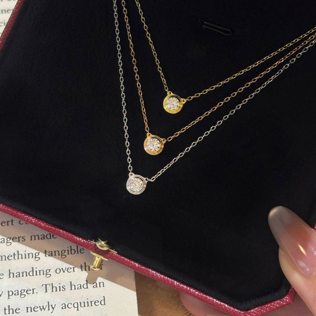 [sparkle Jewelery]DAMOUR DIAMOND NECKLACE