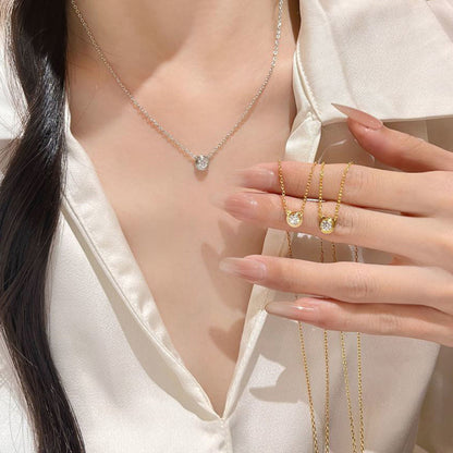 [sparkle Jewelery]DAMOUR DIAMOND NECKLACE