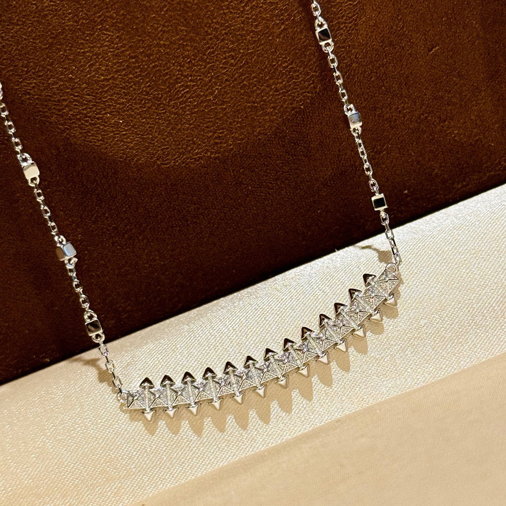 [sparkle Jewelery]CLASH  SMALL FULL DIAMOND NECKLACE