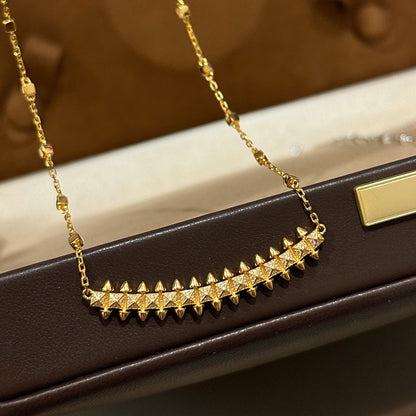 [sparkle Jewelery]CLASH  SMALL FULL DIAMOND NECKLACE