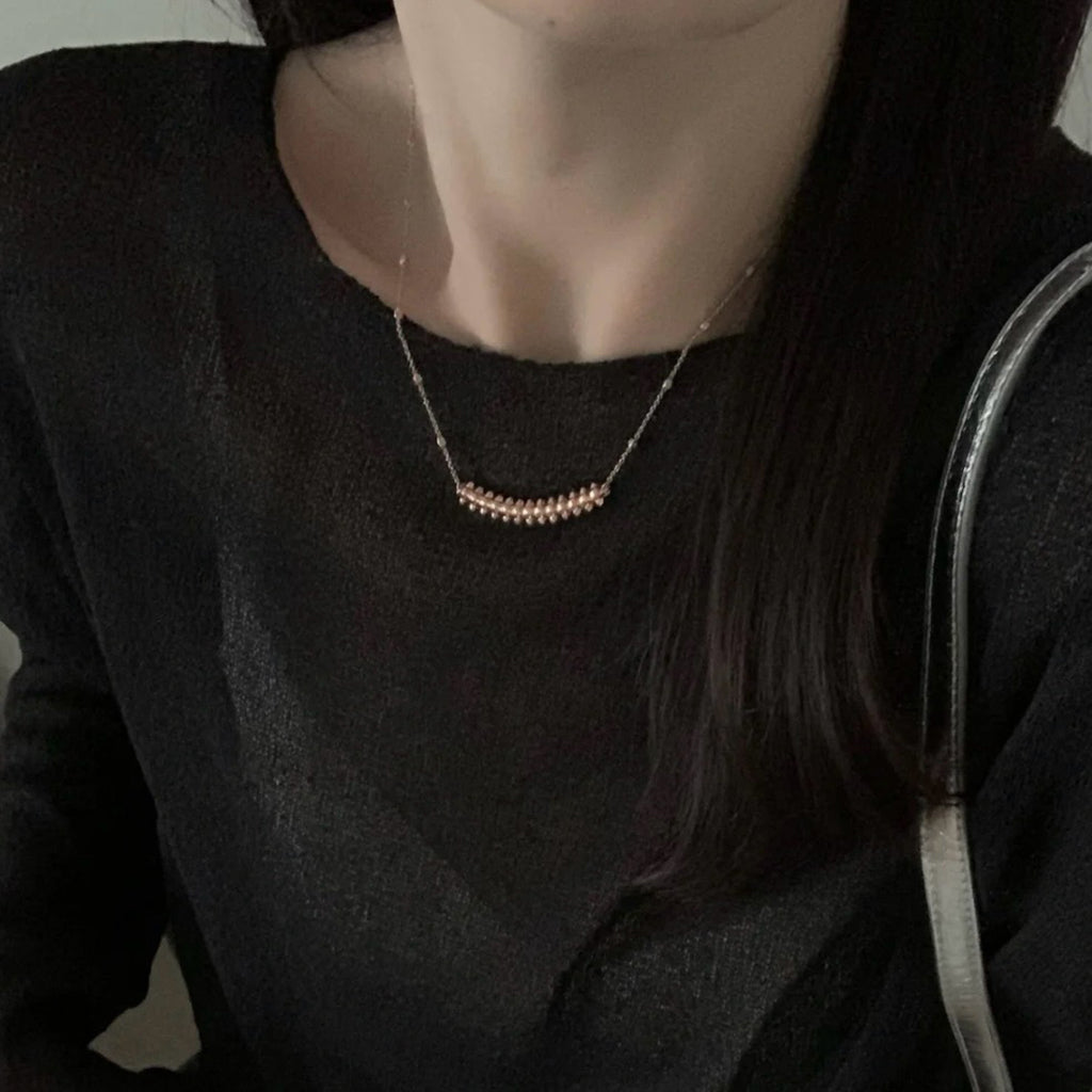 [sparkle Jewelery]CLASH  SMALL FULL DIAMOND NECKLACE