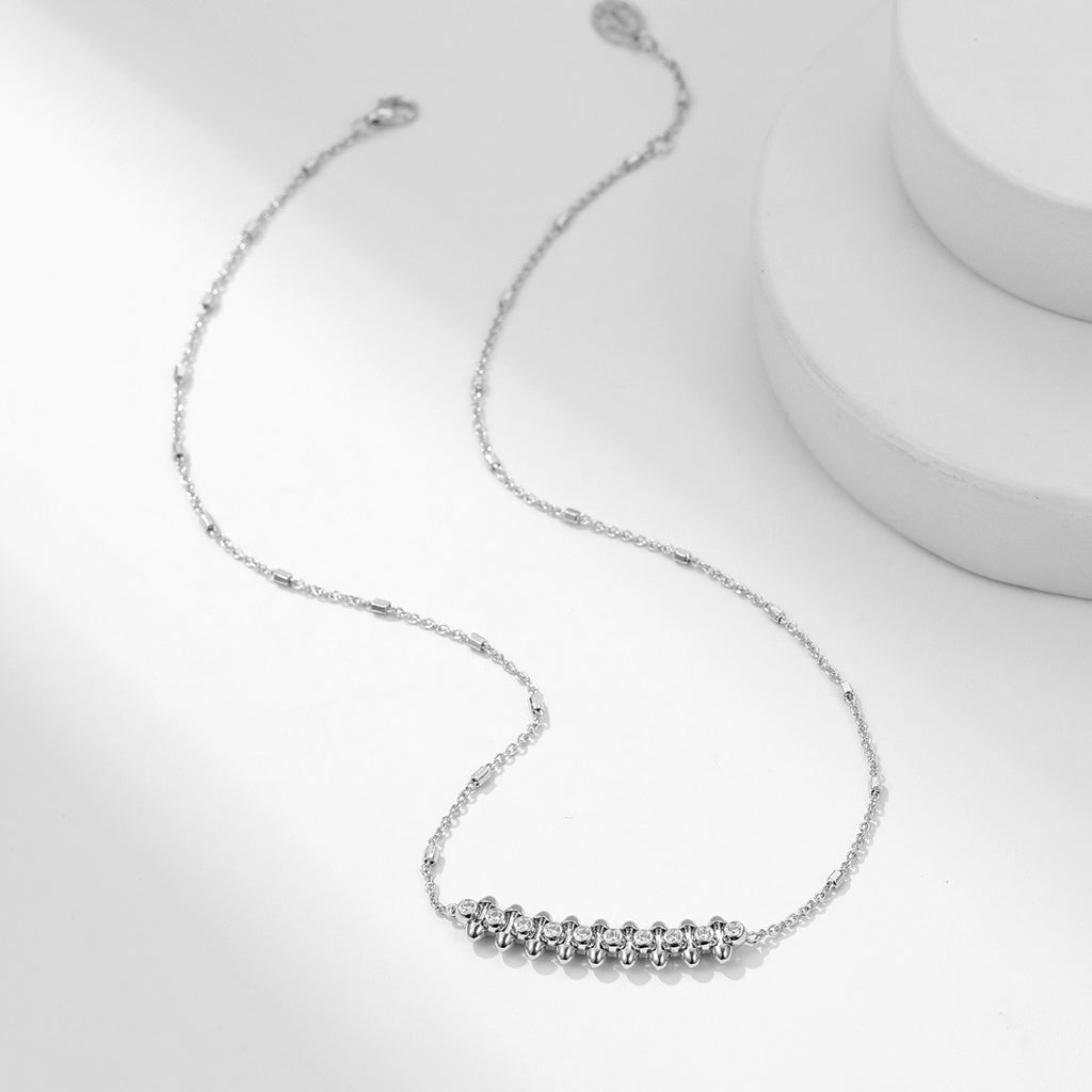 [sparkle Jewelery]CLASH  MEDIUM DIAMOND NECKLACE