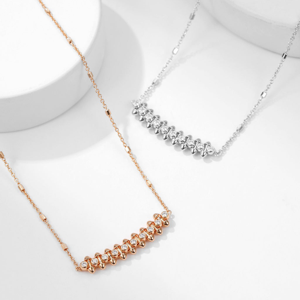 [sparkle Jewelery]CLASH  MEDIUM DIAMOND NECKLACE