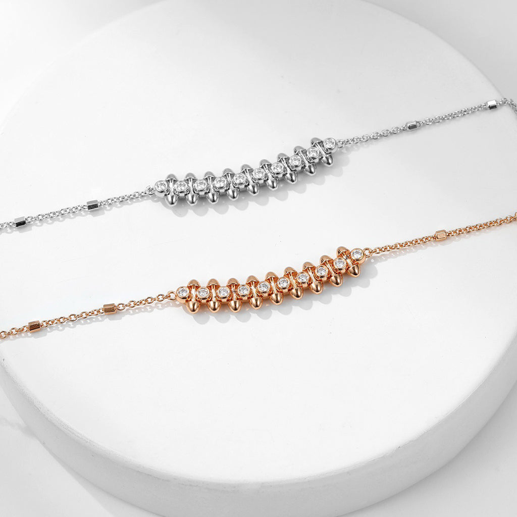[sparkle Jewelery]CLASH  MEDIUM DIAMOND NECKLACE