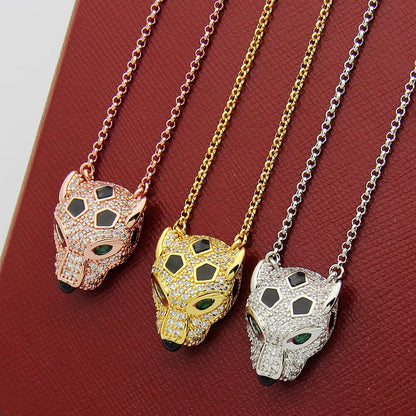 [sparkle Jewelery]PANTHERE FULL DIAMOND NECKLACE