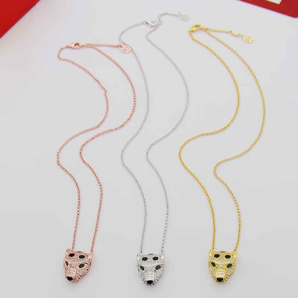 [sparkle Jewelery]PANTHERE FULL DIAMOND NECKLACE
