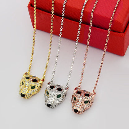 [sparkle Jewelery]PANTHERE FULL DIAMOND NECKLACE