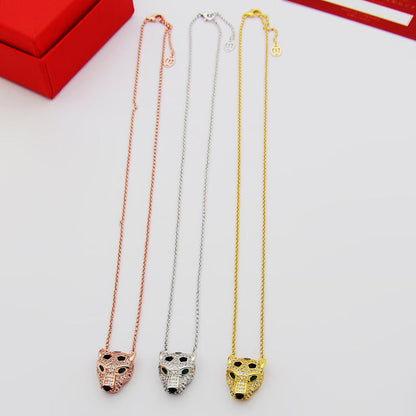 [sparkle Jewelery]PANTHERE FULL DIAMOND NECKLACE