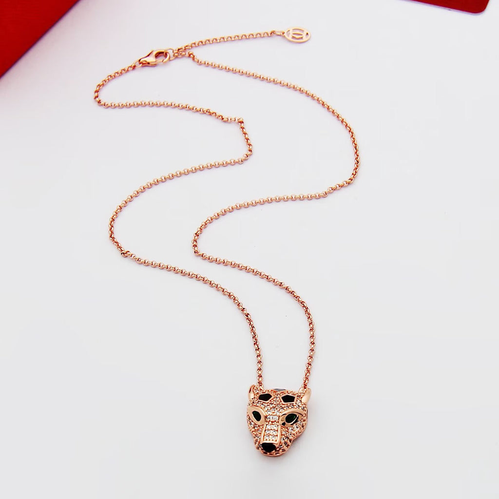 [sparkle Jewelery]PANTHERE FULL DIAMOND NECKLACE