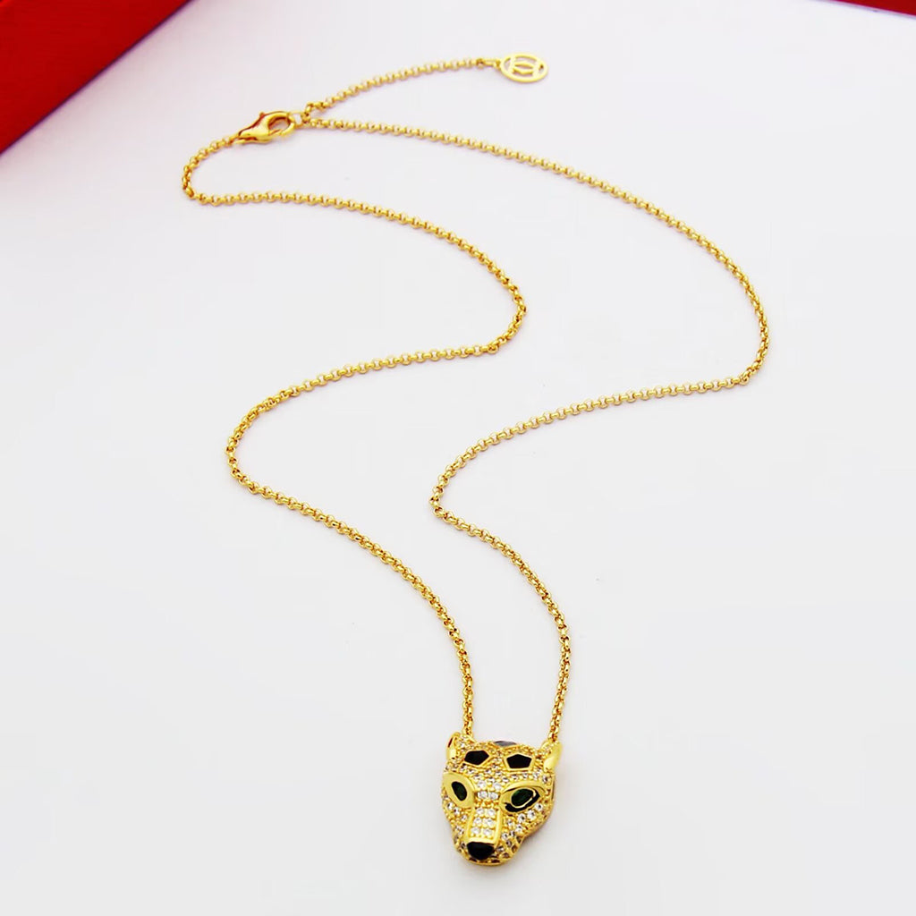 [sparkle Jewelery]PANTHERE FULL DIAMOND NECKLACE