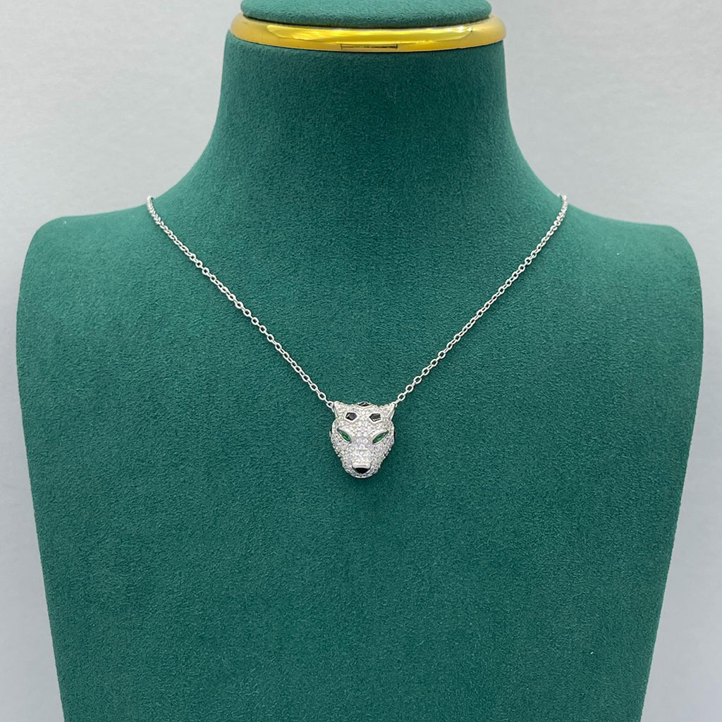 [sparkle Jewelery]PANTHERE FULL DIAMOND NECKLACE