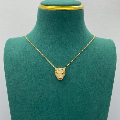 [sparkle Jewelery]PANTHERE FULL DIAMOND NECKLACE