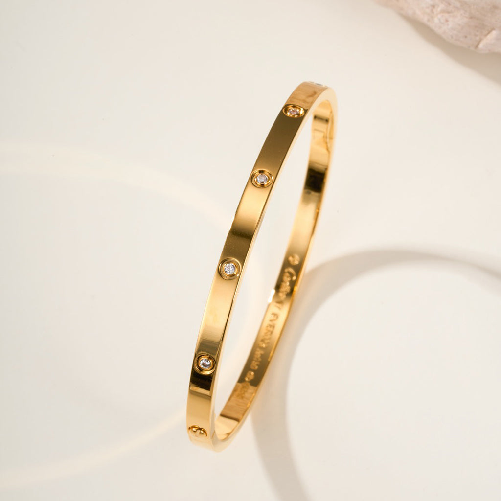 [sparkle Jewelery]LOVE BRACELET 3.65MM 10 DIAMONDS