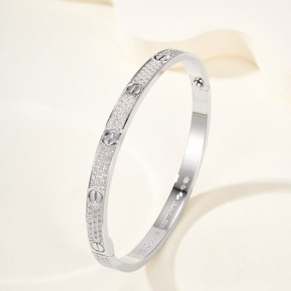 [sparkle Jewelery]LOVE BRACELET 4.8MM DIAMOND-PAVED