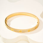 [sparkle Jewelery]LOVE BRACELET 4.8MM DIAMOND-PAVED