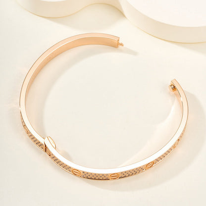 [sparkle Jewelery]LOVE BRACELET 4.8MM DIAMOND-PAVED