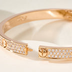 [sparkle Jewelery]LOVE BRACELET 4.8MM DIAMOND-PAVED