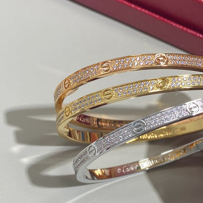 [sparkle Jewelery]LOVE BRACELET 3.65MM DIAMOND-PAVED