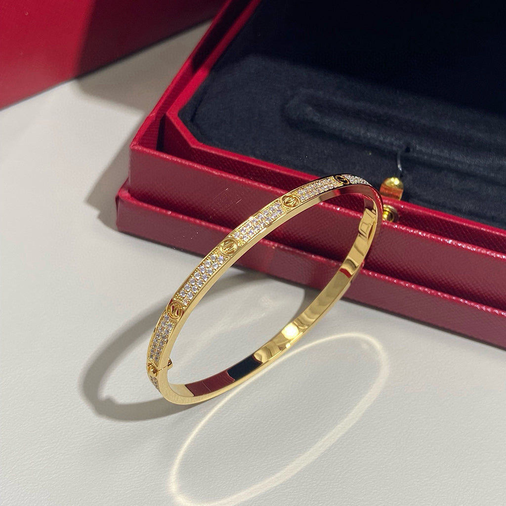 [sparkle Jewelery]LOVE BRACELET 3.65MM DIAMOND-PAVED